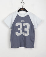 Sec 33 プリンティドセミクロップ半袖Tシャツ