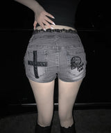 scul denim shorts