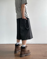 Add Stripe Bermuda Denim Pants