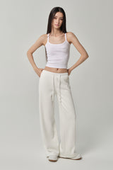 Be clear sleeveless, White
