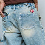 Vineca (Destroyed) Double Knee Jeans
