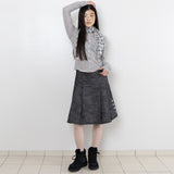 TTTTwister Pleat Skirt - Black