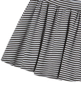 STRIPE FRILL MINI SKIRT (LIGHT PURPLE)