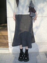 garment midi skirt