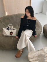 [MADE] ENTOL VELOUR WIDE PANTS