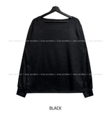 ハイジソフトボートネックロングスリーブTシャツ
