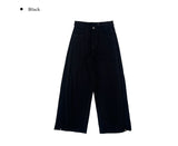 Beck Cut Line Wide Cotton Pants