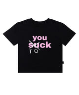 HRC CROP TEE - WHITE
