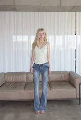 Pastel Mint Lace Sleeveless