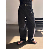 [Unisex] ヘリンボーンストライプワイドパンツ