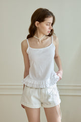 SIMPLE FRILL TIERED TOP