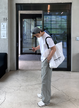 [Limited Quantity] ルック ステーブル 2WAY クーリング ナイロン ワイド バンディング パンツ