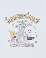 26SS デイリー ラインフレンズ ショートスリーブTシャツ