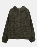 Jaek Camo ツーウェイストリング フード付きフィールドジャケット