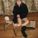 Toggle 0015. Duffle Shearling Boots - 3colors