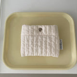 Clam pocket pouch _ Soft cream (R Size)