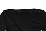 Kojin Studded Wrap Tie Off-Shoulder T-Shirt