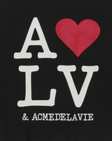 25FW LOVE ADLV SWEATSHIRT BLACK