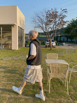 Mam's ナイロンカーゴバミューダパンツ 2C