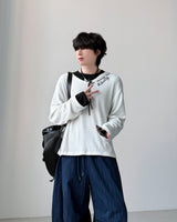 [1+1] Crop Layered Long Sleeve