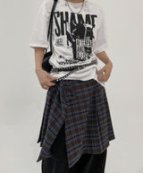 After printing loose fit short sleeves