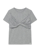 リボンTシャツ(GREY)