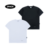 ADLV 2パックベーシックロゴ半袖Tシャツ ホワイト/ブラック