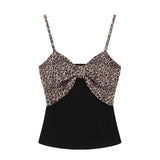 Sera Leopard Ribbon Camisole