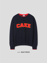 Cake layered shibori sweatshirt