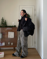 Dyed Parachute Cargo Pants
