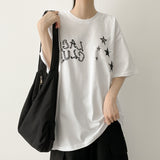 Club-ray oversized fit short-sleeved T-shirt