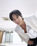 [Worn by Jung Yong-hwa] レインボー淡水パール925シルバー+ 14kゴールドメッキ調節可能なサイズリングR054-03G