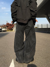 Trenon Belted Washed Balloon Pants 2C