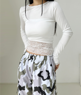 DIAGONAL + SLEEVE LACE POINT🩰♥
