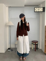 モンパカーブデニムバルーンワイドパンツ