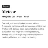 MUZMAK Reusable Glam Design Nail Tip Meteor(Regular)