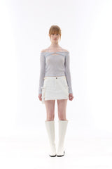 MANON OFF-SHOULDER SET / SKY BLUE