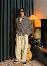 Layered Fall Cropped Check Shirt 3COLOR