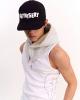 Keymisery Appliquer Felt Cap (Black)