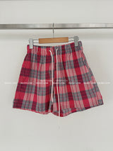 [UNISEX] Patterned Trinkled Short Shorts