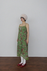コイケ ローズ レース ビスチェ ドレス (PINK, GREEN 2COLORS!)