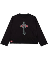 Scarred cross LS(black)