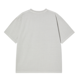 25SS シンプルロゴピグメントショートスリーブTシャツ ライトグレー