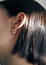 [925 silver] Deux.silver.35 / スターリーピアス (シルバー)