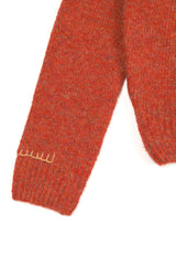Tommy Flower Knit [Orange]