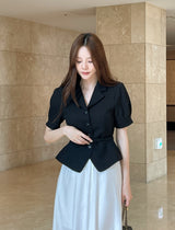 Reshu Wrinkle Flare Long Skirt