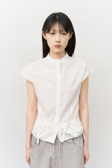 (W) Cake Pocket Slim Shirt