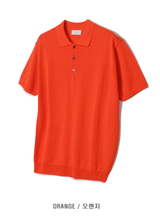 Air Cool Button Collar Short Pants Knit