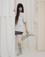 ティーカップクロシェットTシャツ/ メランジ