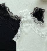 Mito V-neck Lace Sleeveless
